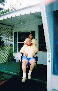 Gordin Bennett and unknown aide; at his trailer in Rochester NH